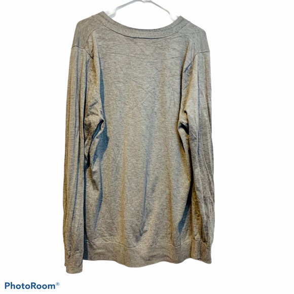 ⭐️ GRACE ELEMENTS Gray Slouchy V Neck Cardigan - Picture 2 of 4